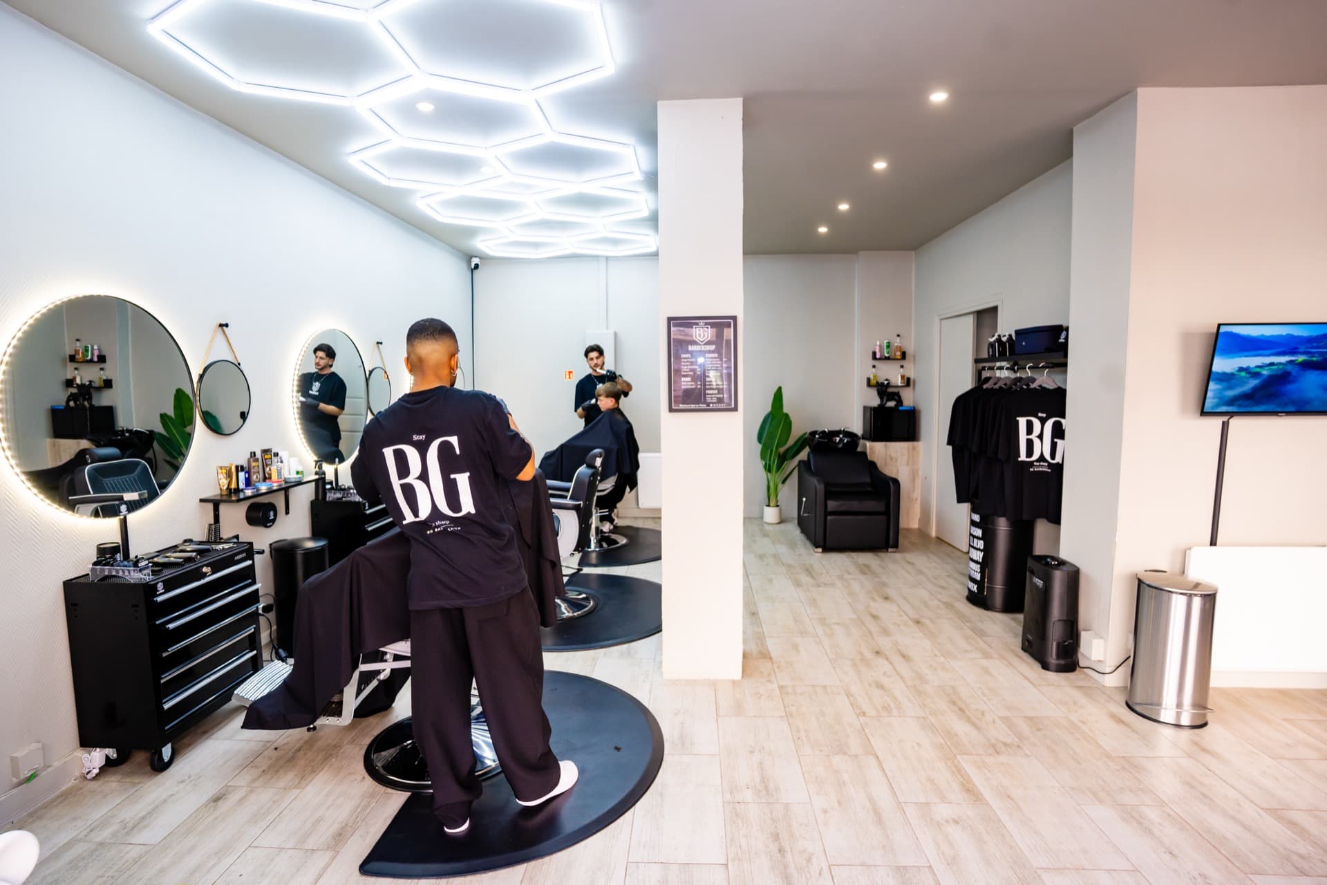 Salon BG Barbershop — vue d'ensemble